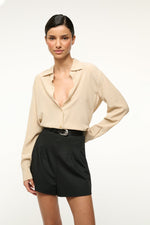 ROXBURY SILK SHIRT | STONE