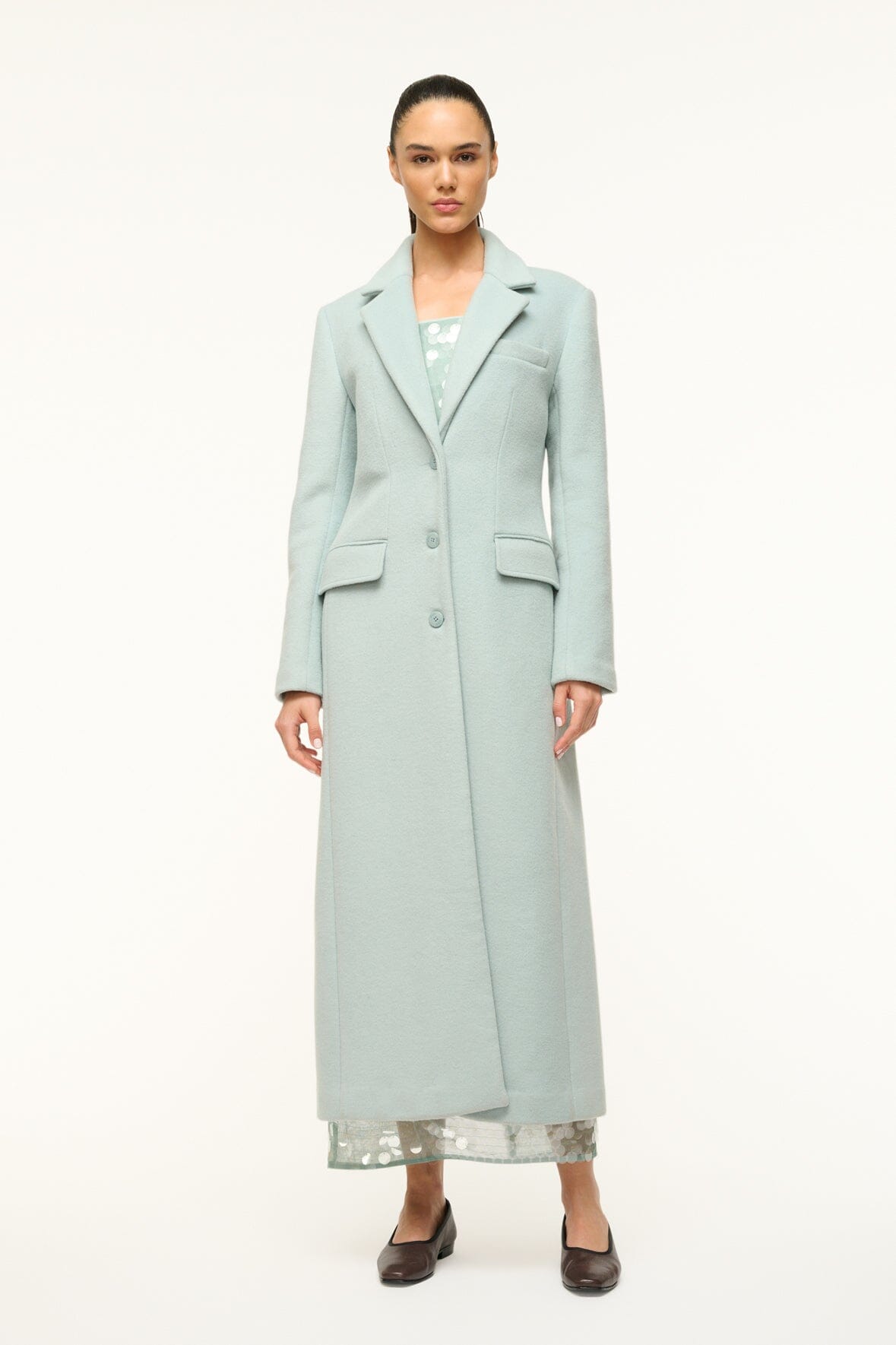 Image SANZA COAT | MIST 2 of 7 and Clicking this image will trigger a zoom pop-up