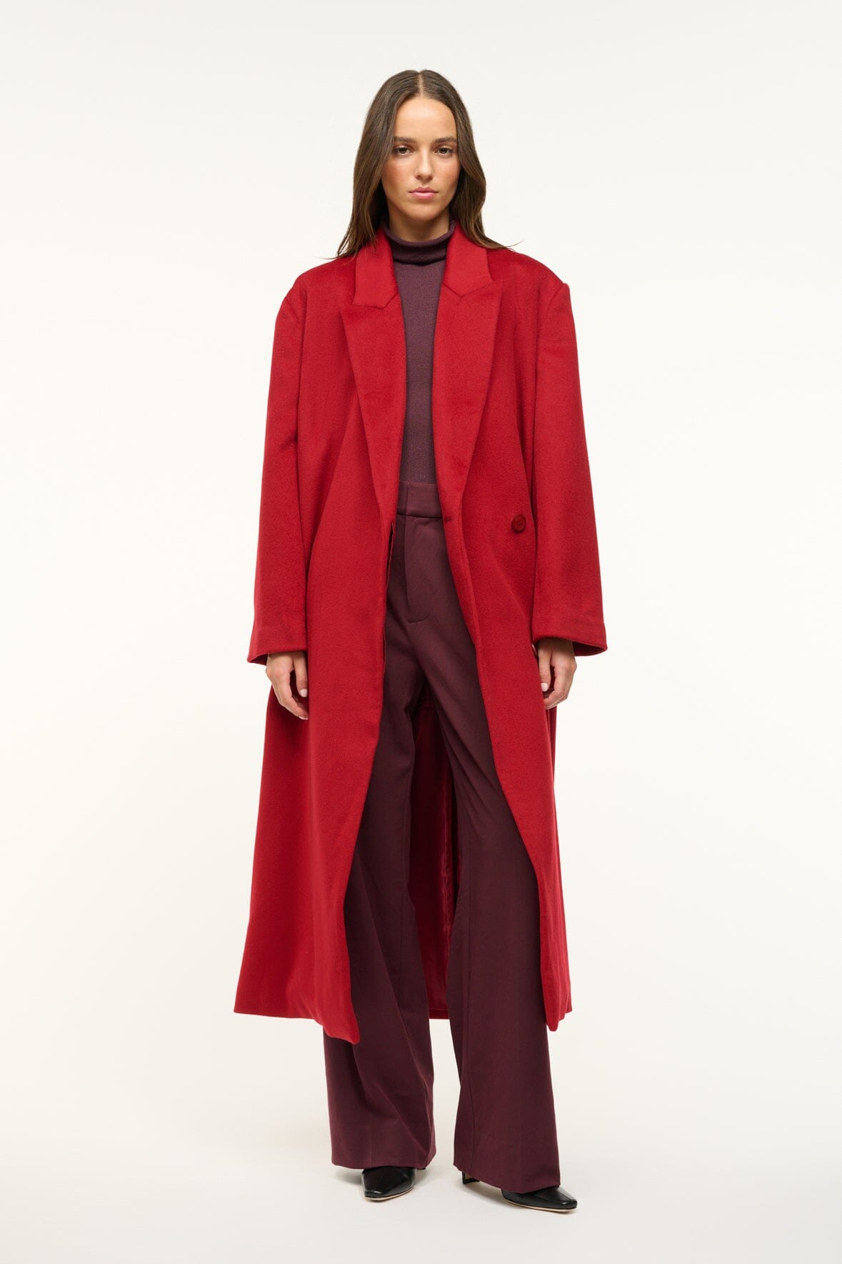 Image SERGE COAT | ROUGE 5 of 7 and Clicking this image will trigger a zoom pop-up