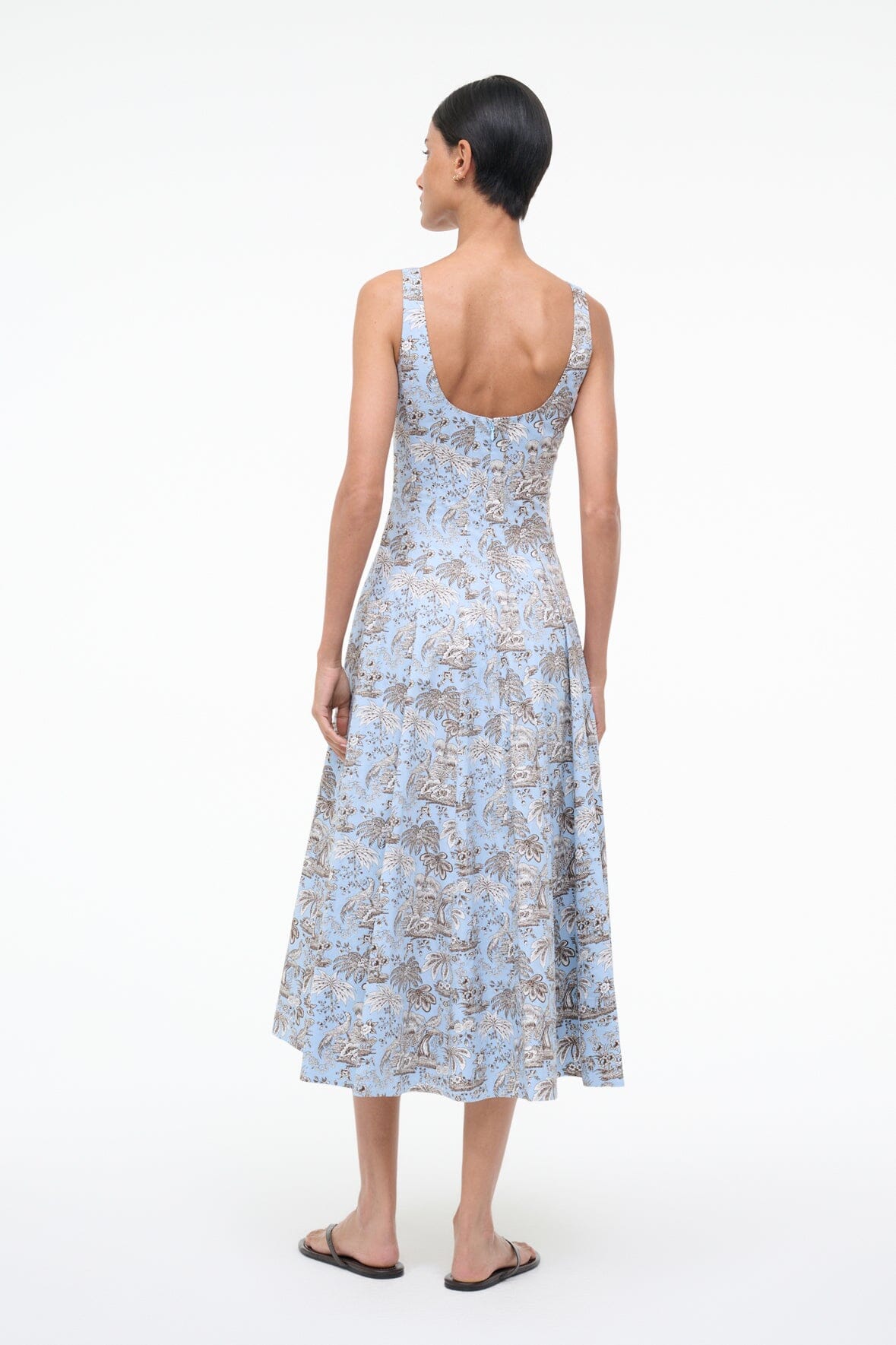 white christmas dresses Blue Toile Mini Wells Dress white christmas dresses Blue Toile Mini Wells Dress