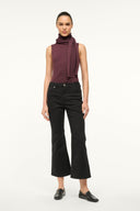 Image STAUD + WRANGLER THE CROPPED BOOT JEAN | BLACK 1 of 6