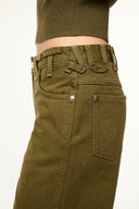 Image STAUD + WRANGLER THE LOOSE JEAN | SERGEANT GREEN 6 of 7