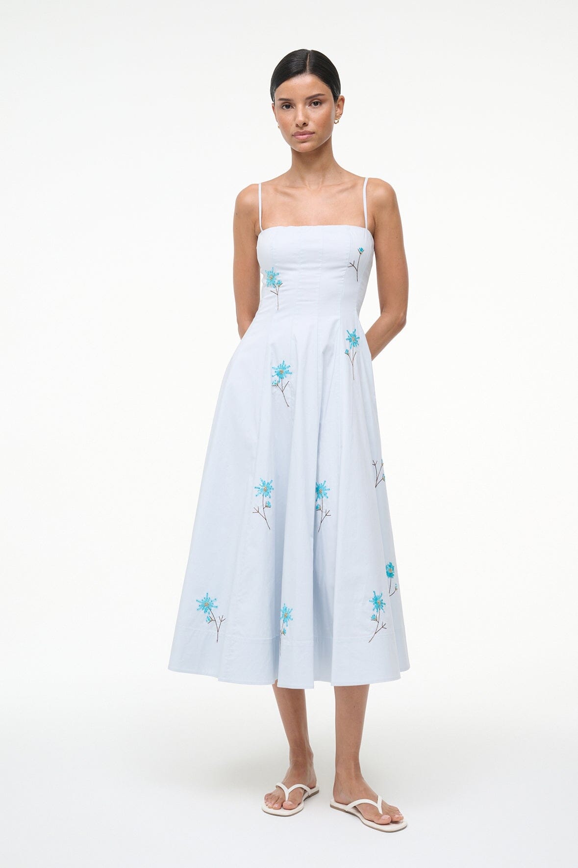 Image WYLIE DRESS | DANDELION SKY 5 of 7 and Clicking this image will trigger a zoom pop-up