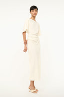 Image AMELIE MIDI DRESS | IVORY 3 of 6