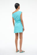 Image PHARE MINI DRESS | TEAL 4 of 4