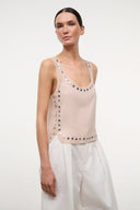 CARA TOP | FLAX STUDS FLAX STUDS / XS