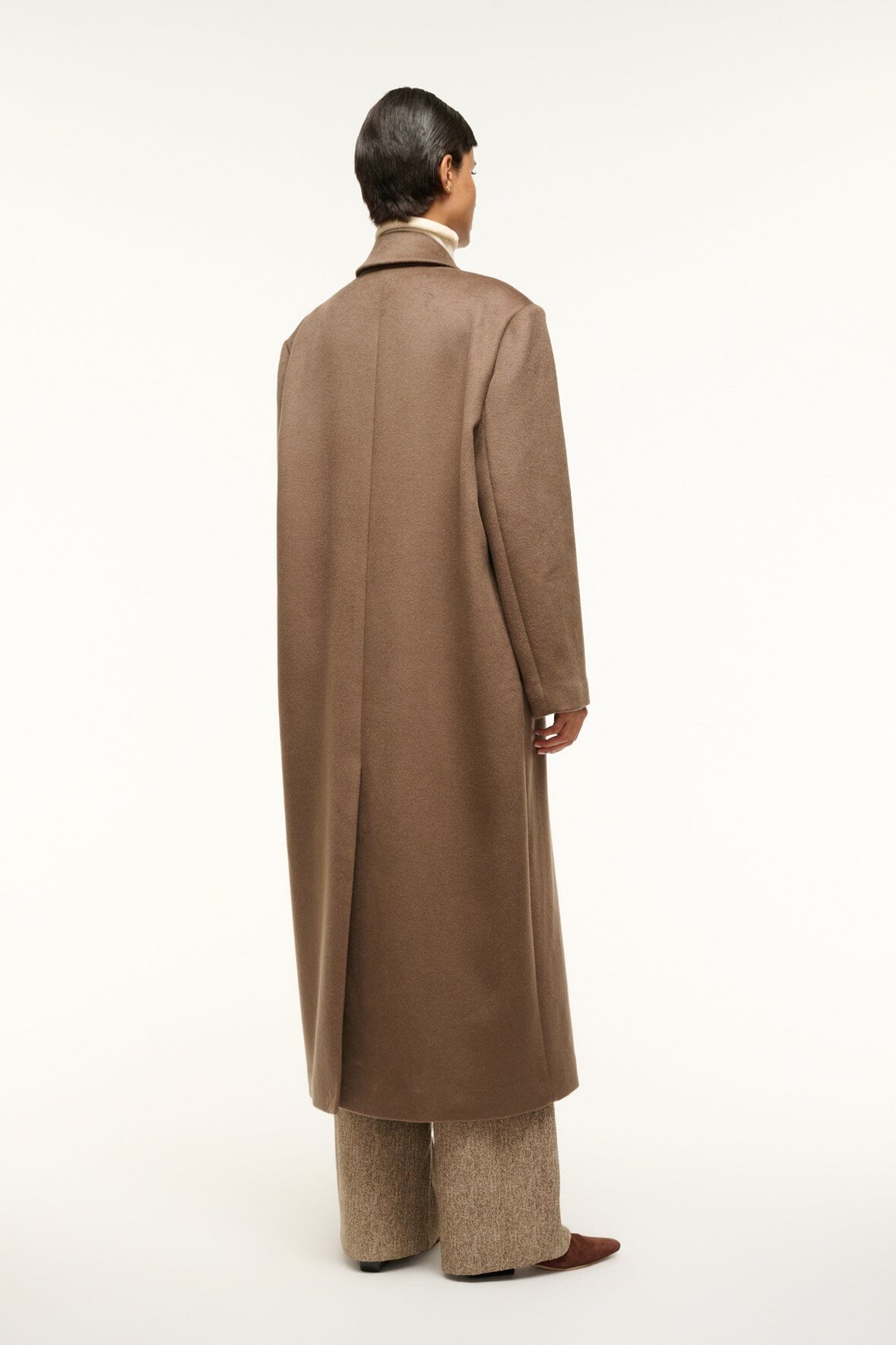 Image SERGE COAT | DEEP TAUPE 6 of 8 and Clicking this image will trigger a zoom pop-up