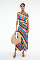 Image PHARE SILK DRESS | MARKET STRIPE 1 of 6