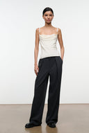 EVANGELINE TOP | IVORY SILK IVORY / 4