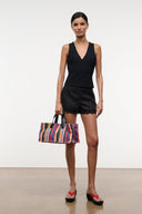 VON LINEN SHORT | BLACK BLACK / XS