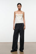 EVANGELINE TOP | IVORY SILK IVORY / 4