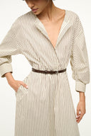 Image CAFU DRESS | IVORY DARK OAK MICRO STRIPE 5 of 6