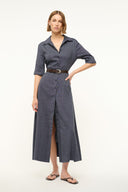 Image JOAN LINEN DRESS | CHAMBRAY 4 of 7