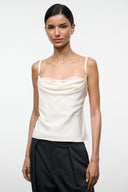 EVANGELINE TOP | IVORY SILK IVORY / 4