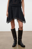 LAYLA SKIRT | BLACK BLACK / 4