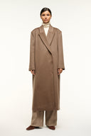 Image SERGE COAT | DEEP TAUPE 1 of 8