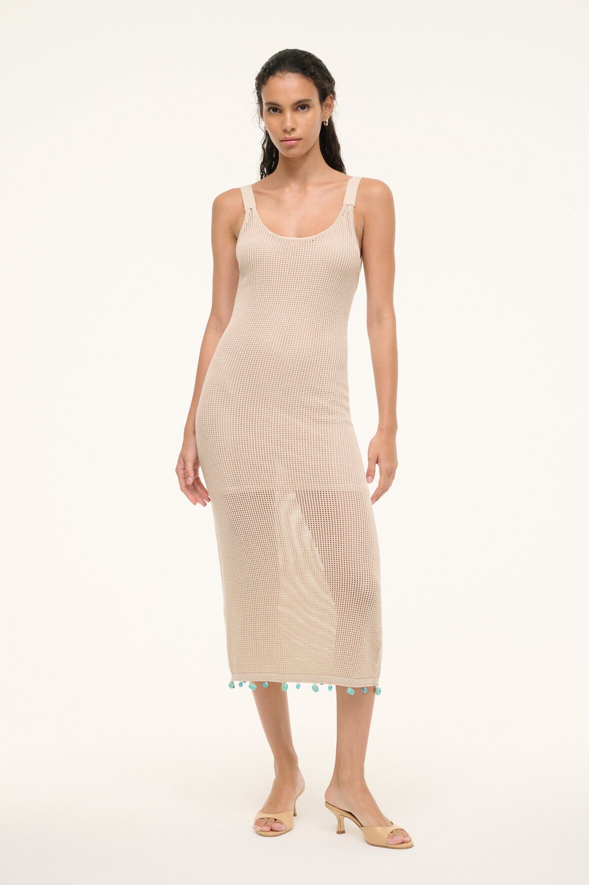 Image FLORIA DRESS | NATURAL 4 of 6 and Clicking this image will trigger a zoom pop-up