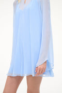 ESTHER MINI DRESS | CLEAR BLUE CLEAR BLUE / XS
