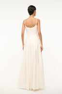 STAUD JOY MAXI DRESS IVORY 1 STAUD JOY MAXI DRESS IVORY 1