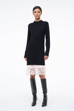 WILLOW SWEATER DRESS | BLACK