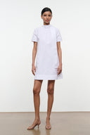 MINI ILANA DRESS | WHITE WHITE / XS