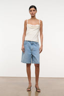 EVANGELINE SILK TOP | IVORY IVORY / 4