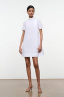 MINI ILANA DRESS | WHITE WHITE / XS