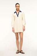 Image ALTEA MINI DRESS | IVORY NAVY 1 of 5