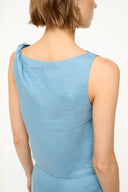 Image BOA LINEN TOP | SLATE BLUE 5 of 6