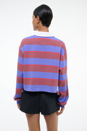 GAVIN CROPPED SHIRT | ATLAS RUGBY STRIPE