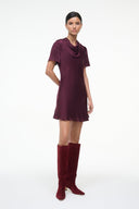 Image IRIS SILK DRESS | SYRAH 3 of 6