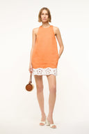 Image MIKA LINEN DRESS | APRICOT WHITE 3 of 7