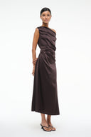 Image PHARE SILK DRESS | EARTH 6 of 6