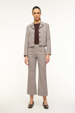 KNACK PANT | DARK CHOCOLATE MICRO CHECK