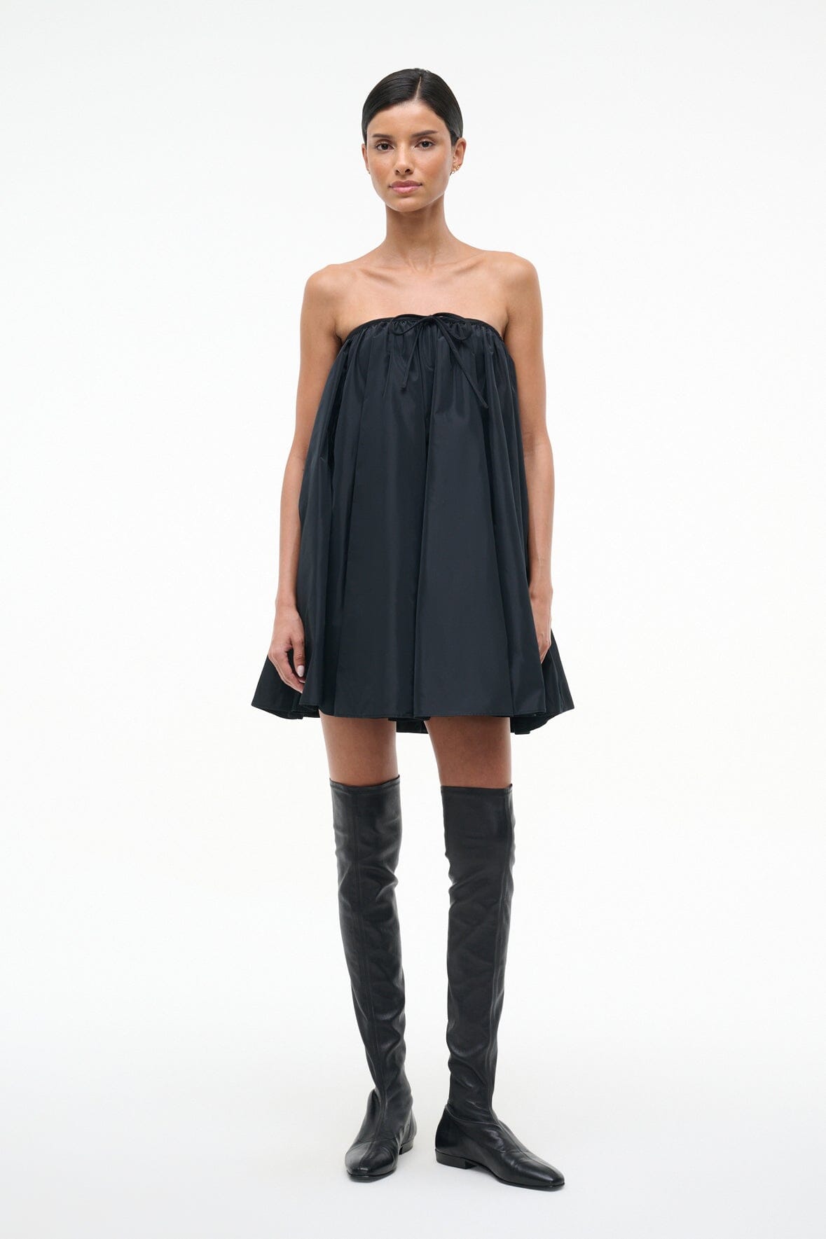 STAUD, Sofia Dress in Black, Size 16 STAUD, Sofia Dress in Black, Size 16