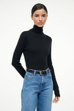 TONI SUPERFINE CASHMERE SWEATER | BLACK