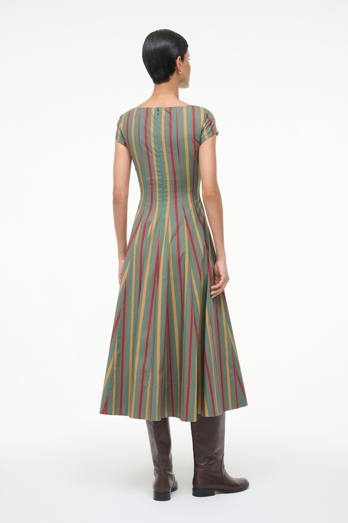 Image SHORT SLEEVE WELLS DRESS | TRAILBLAZER STRIPE 4 of 7 and Clicking this image will trigger a zoom pop-up