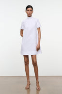 MINI ILANA DRESS | WHITE WHITE / XS