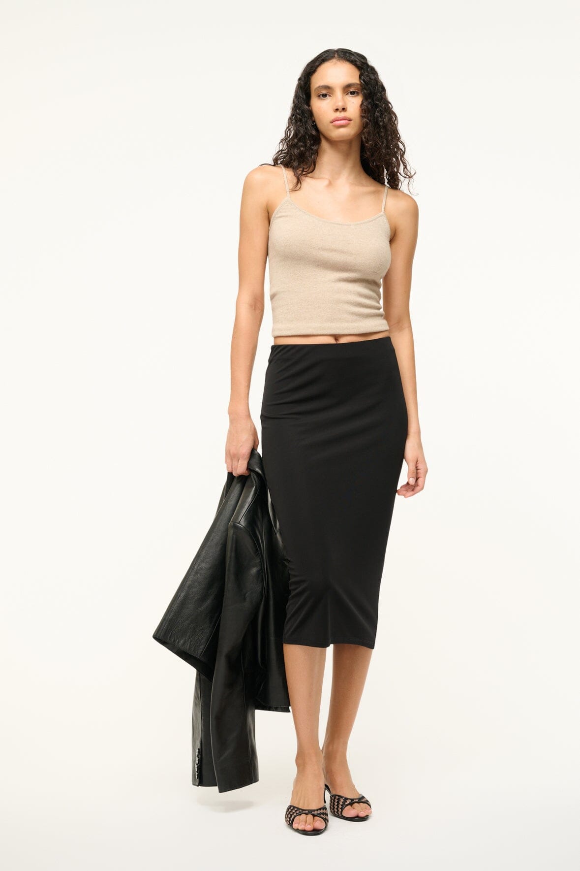 Image CHANA SKIRT | BLACK 4 of 6 and Clicking this image will trigger a zoom pop-up