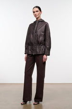 GONDOLA LEATHER JACKET | EARTH