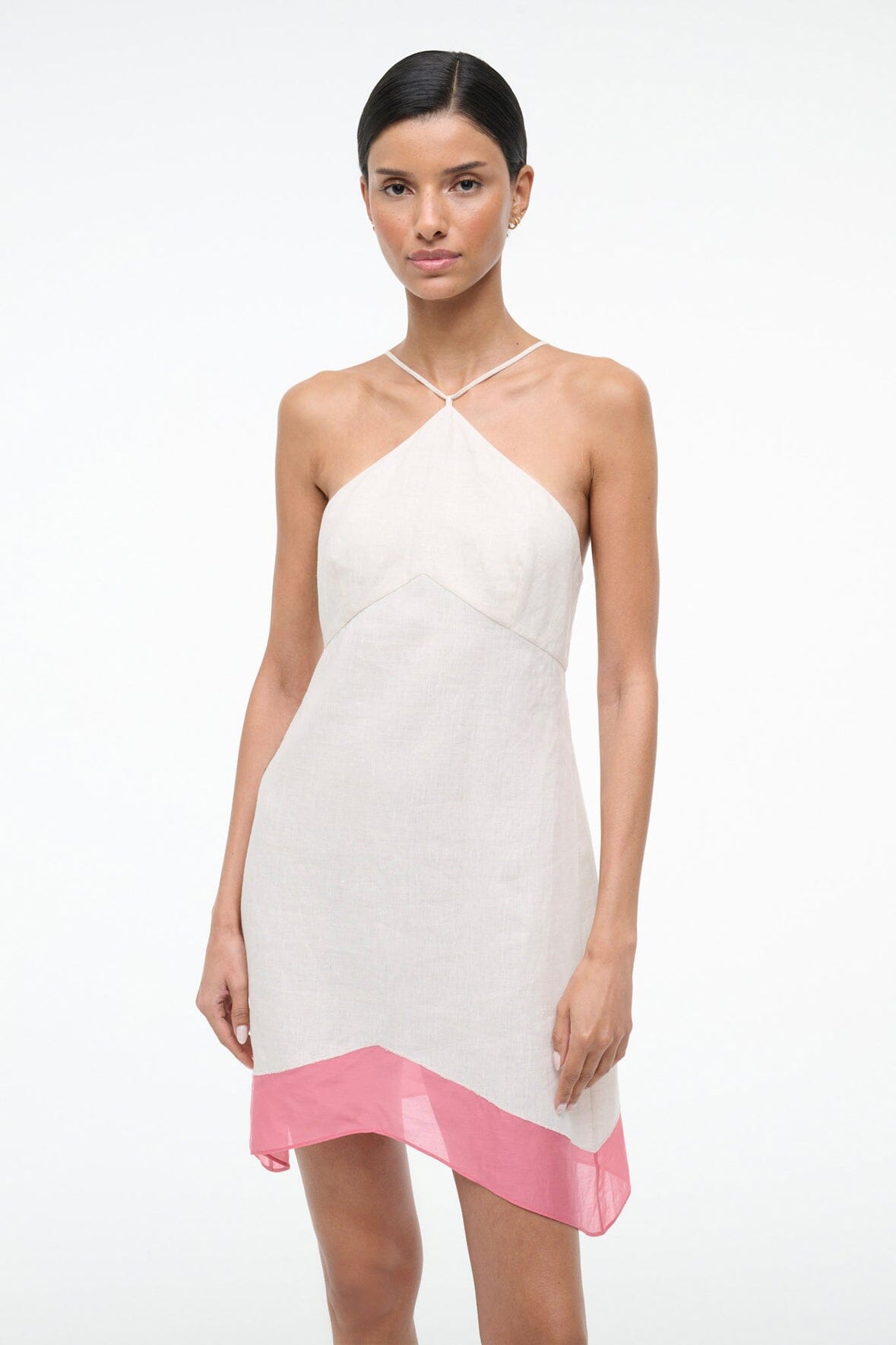STAUD, Oro Linen Dress in Blush Canyon, Size 8 STAUD, Oro Linen Dress in Blush Canyon, Size 8