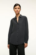 Image ROXBURY SILK SHIRT | BLACK 3 of 5