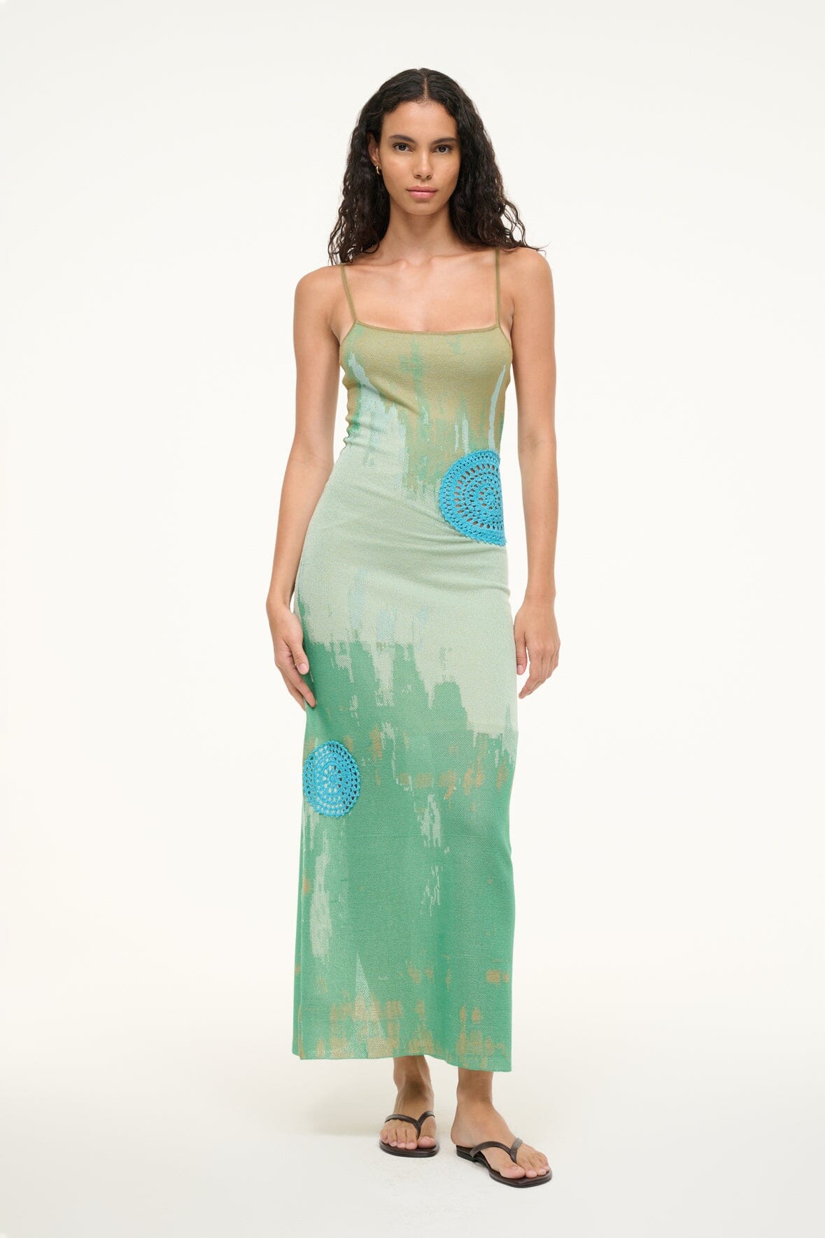 Image VENUS DRESS | TIDE POOL JACQUARD 5 of 6 and Clicking this image will trigger a zoom pop-up