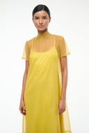 Image CALLUNA DRESS | CHARTREUSE 4 of 6