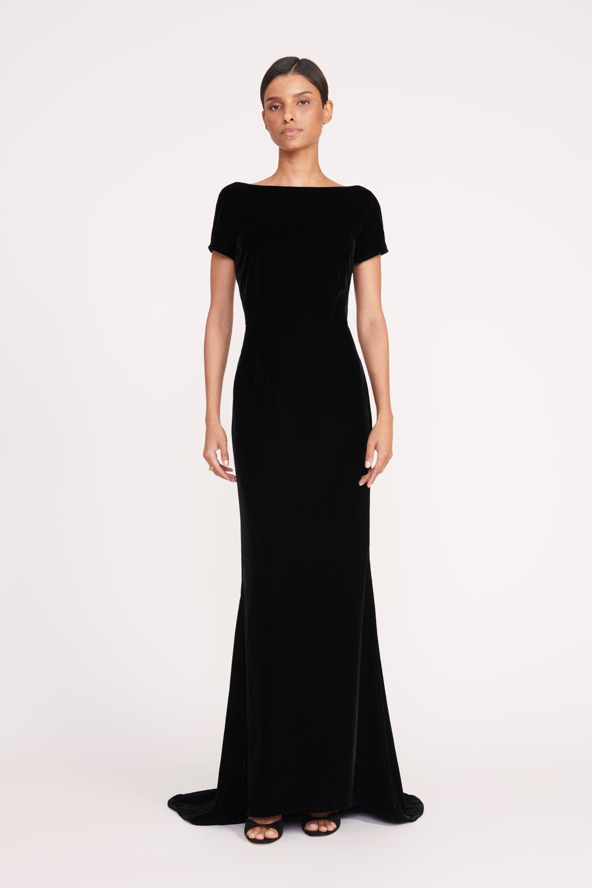 Image EMELYN DRESS | BLACK 1 of 5 and Clicking this image will trigger a zoom pop-up