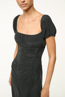 Image ELBA SILK DRESS | BLACK 5 of 6