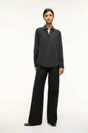 Image ROXBURY SILK SHIRT | BLACK 2 of 5