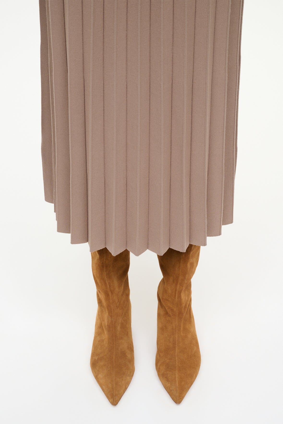 Image SEBASTIAN KITTEN HEEL BOOT | TAN 8 of 10 and Clicking this image will trigger a zoom pop-up