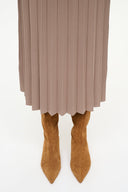 Image SEBASTIAN KITTEN HEEL BOOT | TAN 8 of 10