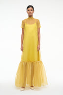 Image CALLUNA DRESS | CHARTREUSE 1 of 6